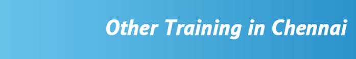 Other Training in Chennai Other Training in Chennai