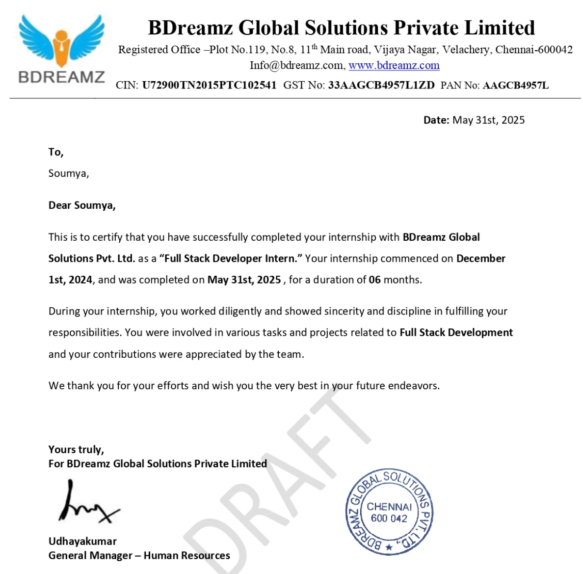 Letter