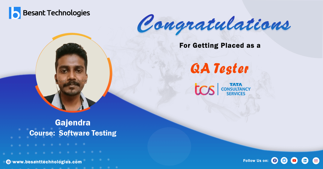 Besant Technologies | Best Institute with Placements I got Placed in TCS After Completed QA Course