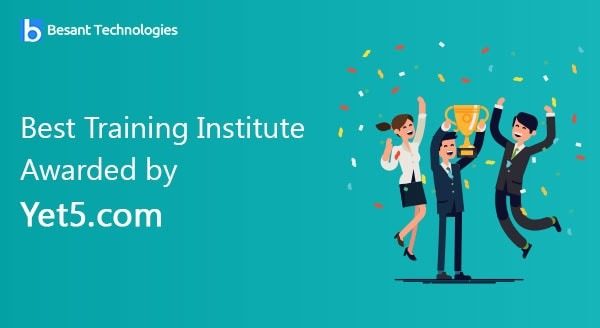 Best Training Institute Awarded by Yet5.com