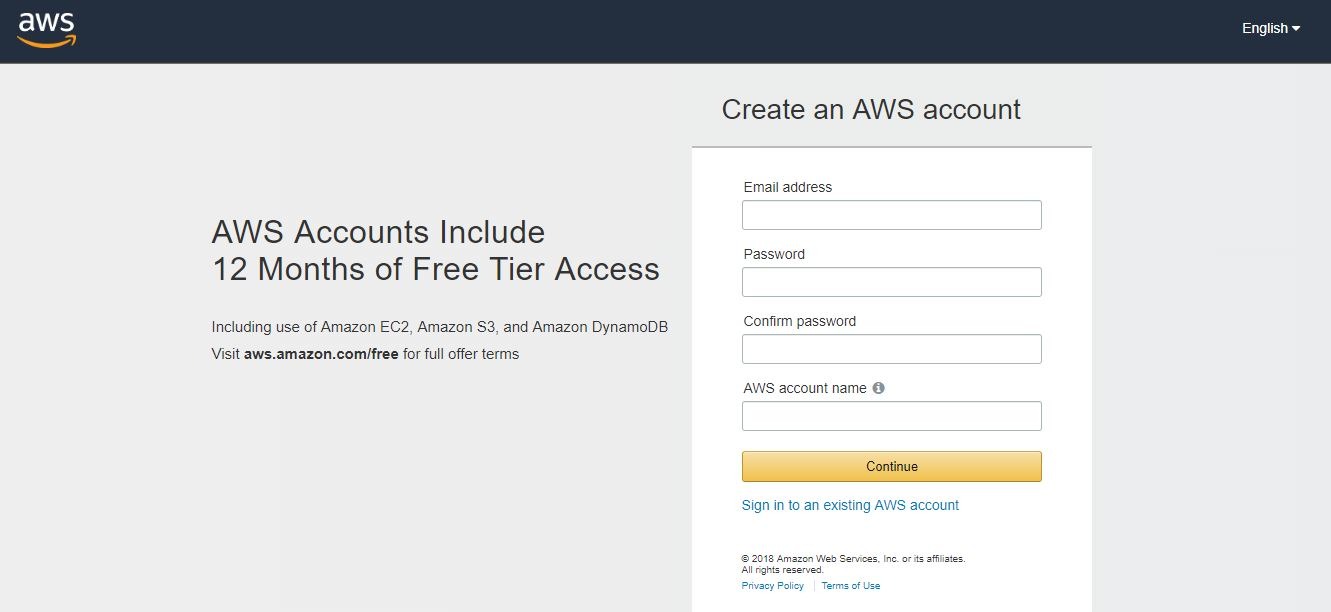 aws management console