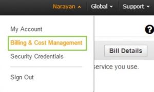 Billing Dashboard in AWS