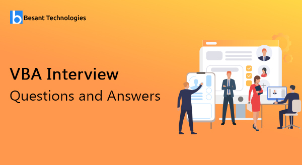 VBA Interview Questions and Answers