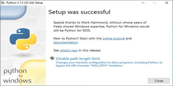 Verify if Python was Successfully Installed or Not