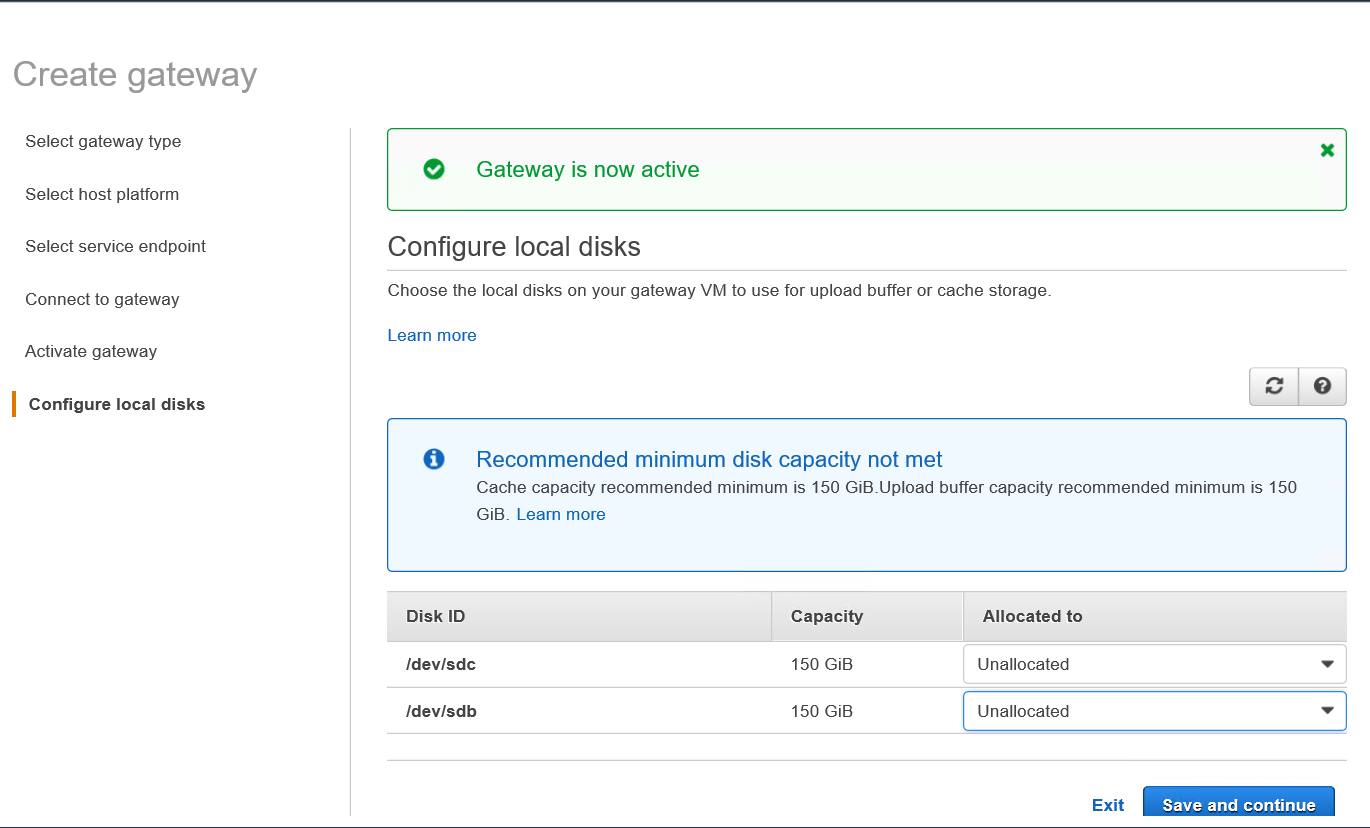 Volume Gateways