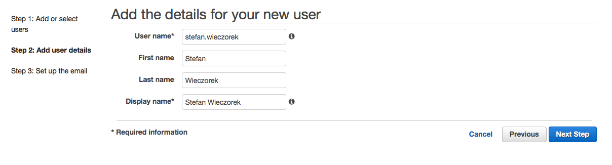 Add User Accounts