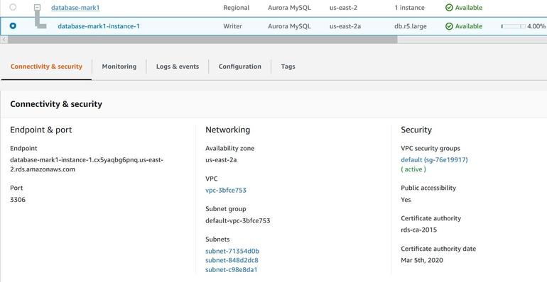 AWS RDS Step-7