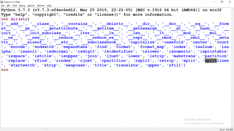 python split python split