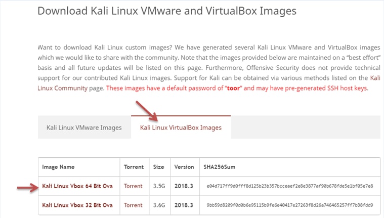 Download Kali Linux