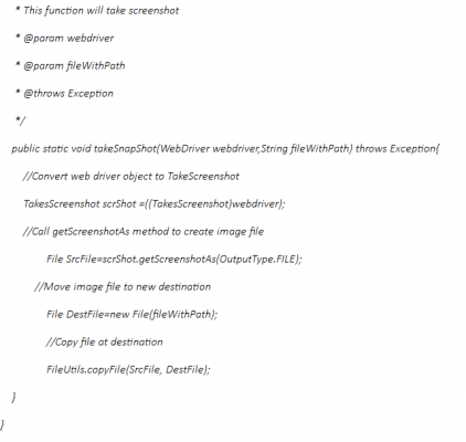 How to take a Screenshot in Selenium Webdriver | Besant Technologies