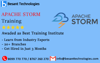 Apache Storm Training in Bangalore
